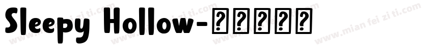 Sleepy Hollow字体转换